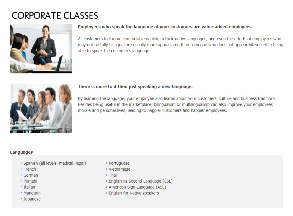 corporate classes 1